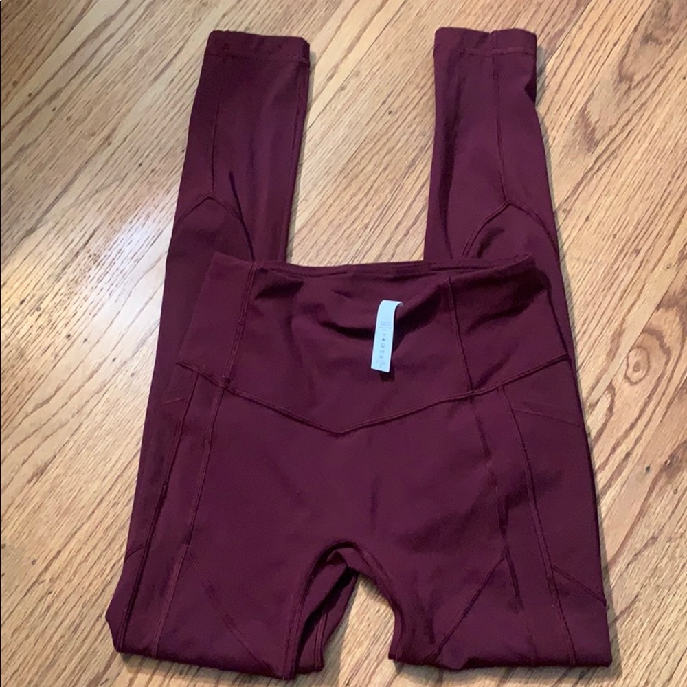 Lululemon All the Right Places Burgundy
